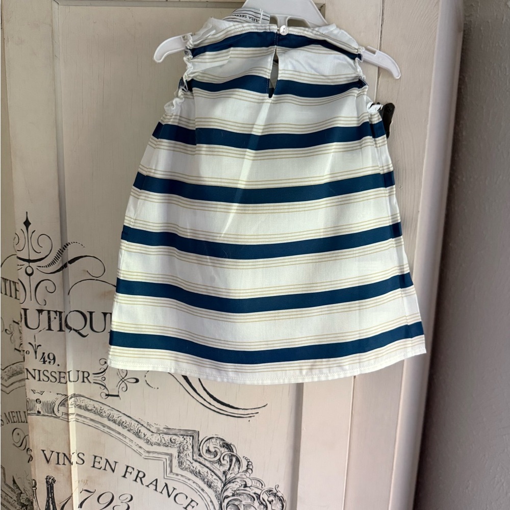 NWT Authentic Designer Elisa Sandaoui Baby Sundress with Matching Bloomers - Picture 6 of 16